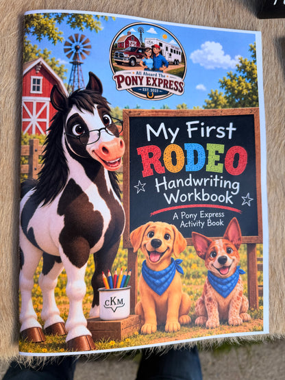 My First Rodeo Handwriting Book